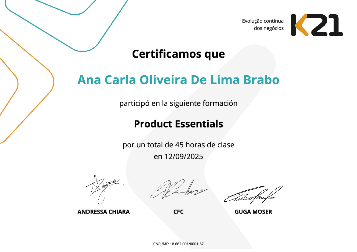 Certificado K21